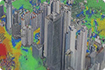 AI 도시3D매핑 화면